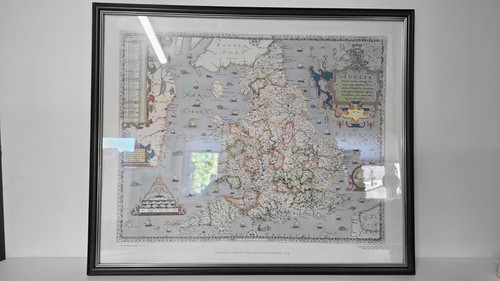 Gerahmte vintage saxton - gerahmte,