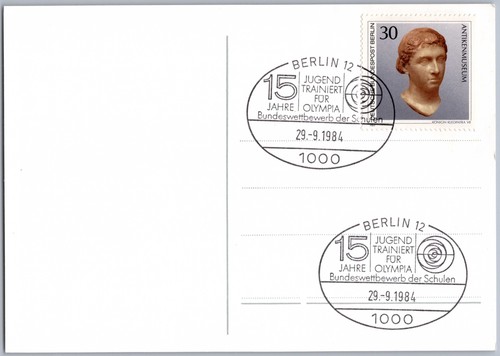 Sonderstempel berlin 1984 - sonderstempel,